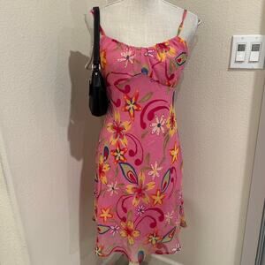 All That Jazz pink floral midi dress.